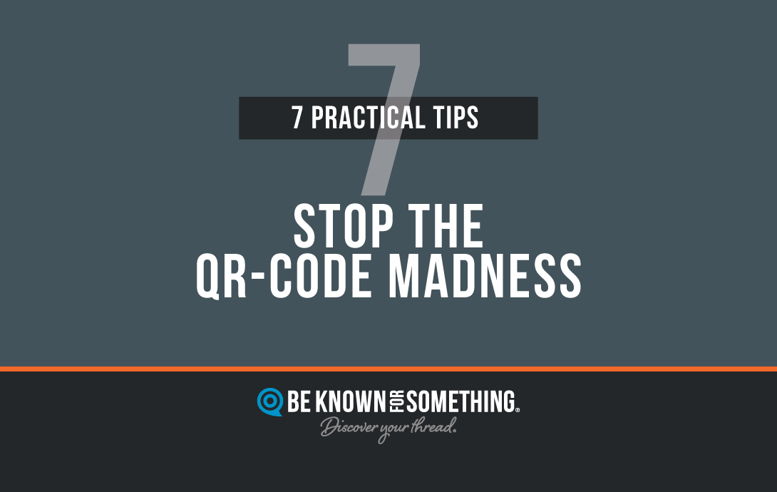 Stop the QR Code Madness
