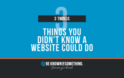 Things a Website can do