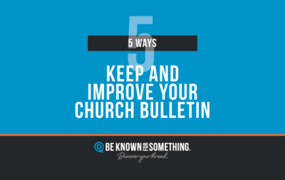 Improve Your Church Bulletin