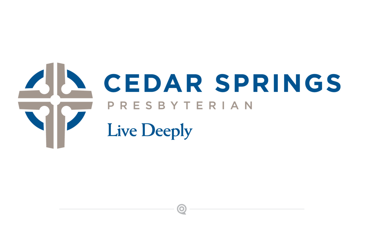 Cedar Springs Presbyterian Church Logo by Be Known For Something